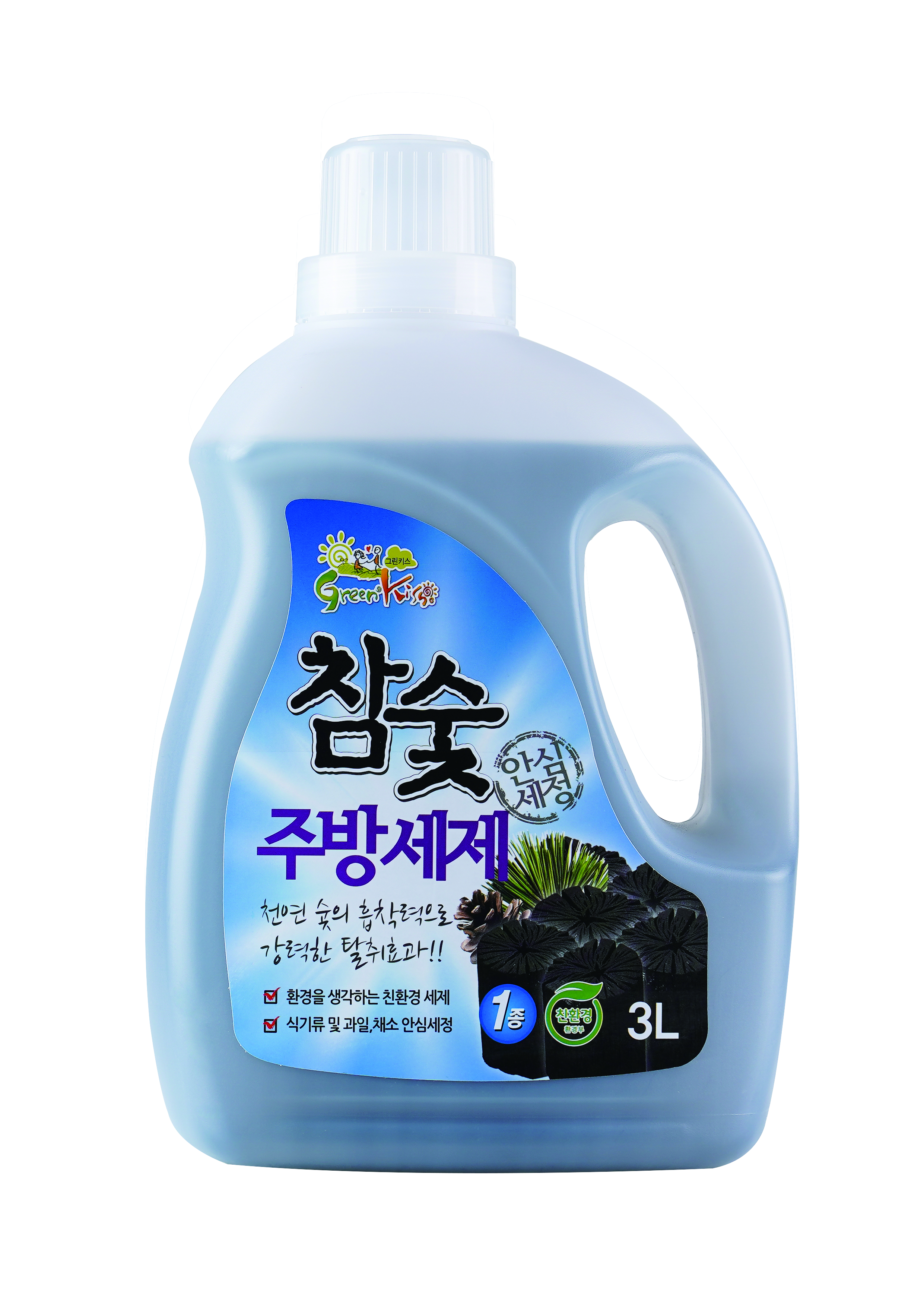 주방세제(참숯) 500ml [500ml,750ml,3L]